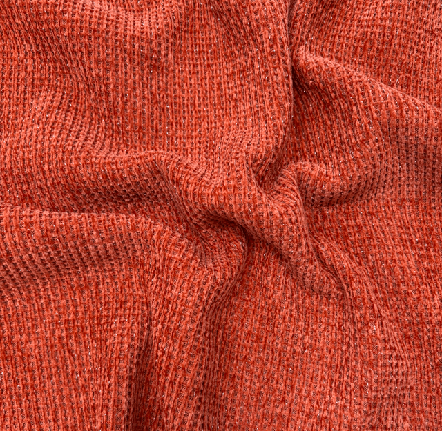 Burnt Orange Chenille Knit