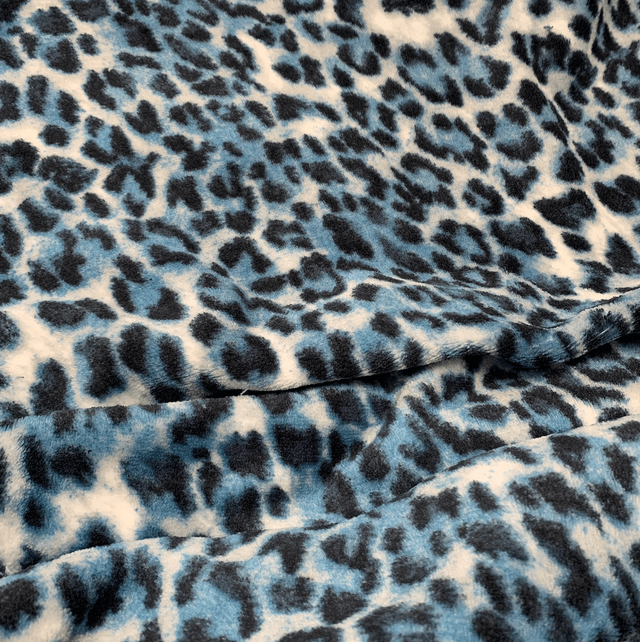 Leopard Polyester Fleece