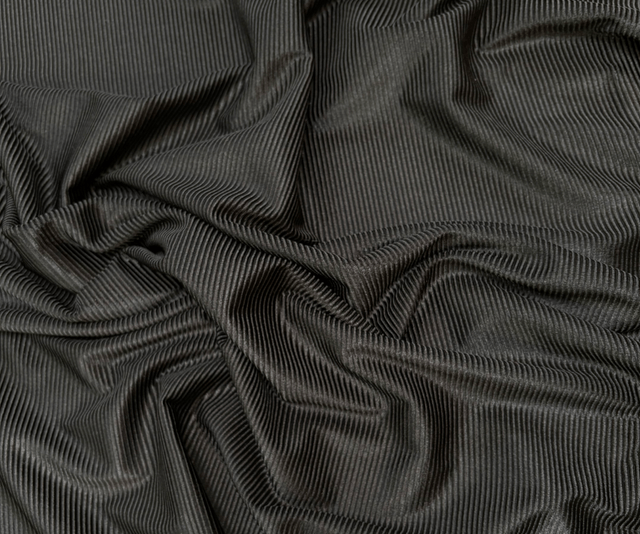 Black Rib Lycra