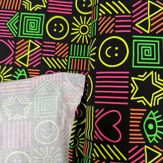 Neon Symbols Loopback Jersey