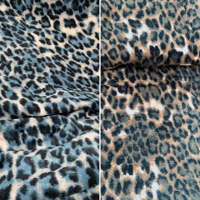 Leopard Polyester Fleece