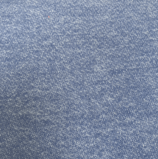 Blue Marl Loopback Cotton Jersey