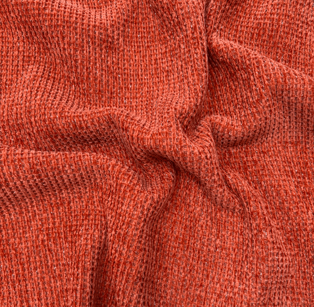 Burnt Orange Chenille Knit