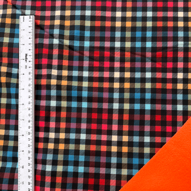 Rainbow Gingham Softshell