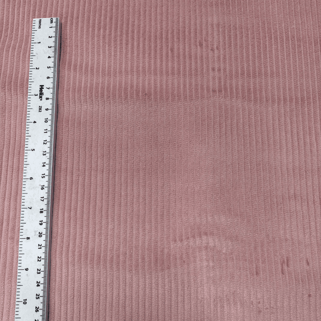 Pale Dusty Pink Chunky Corduroy