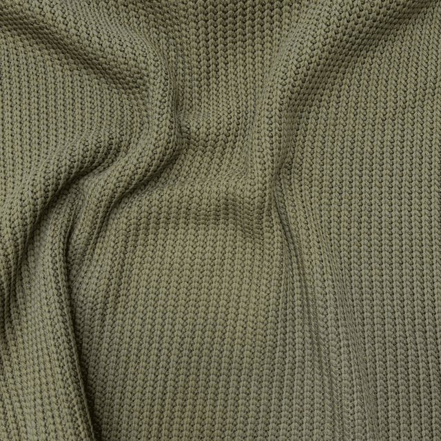 Khaki Green Cotton Knit