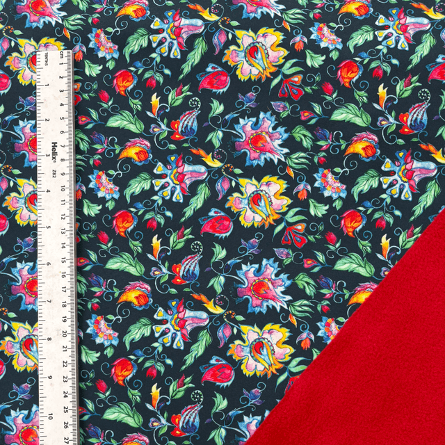 Red Floral Softshell