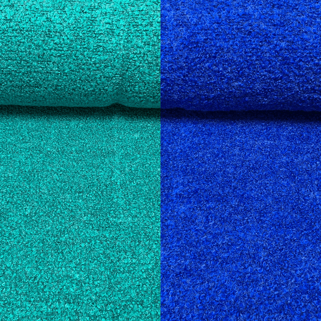 Jade &amp; Royal Blue Boucle
